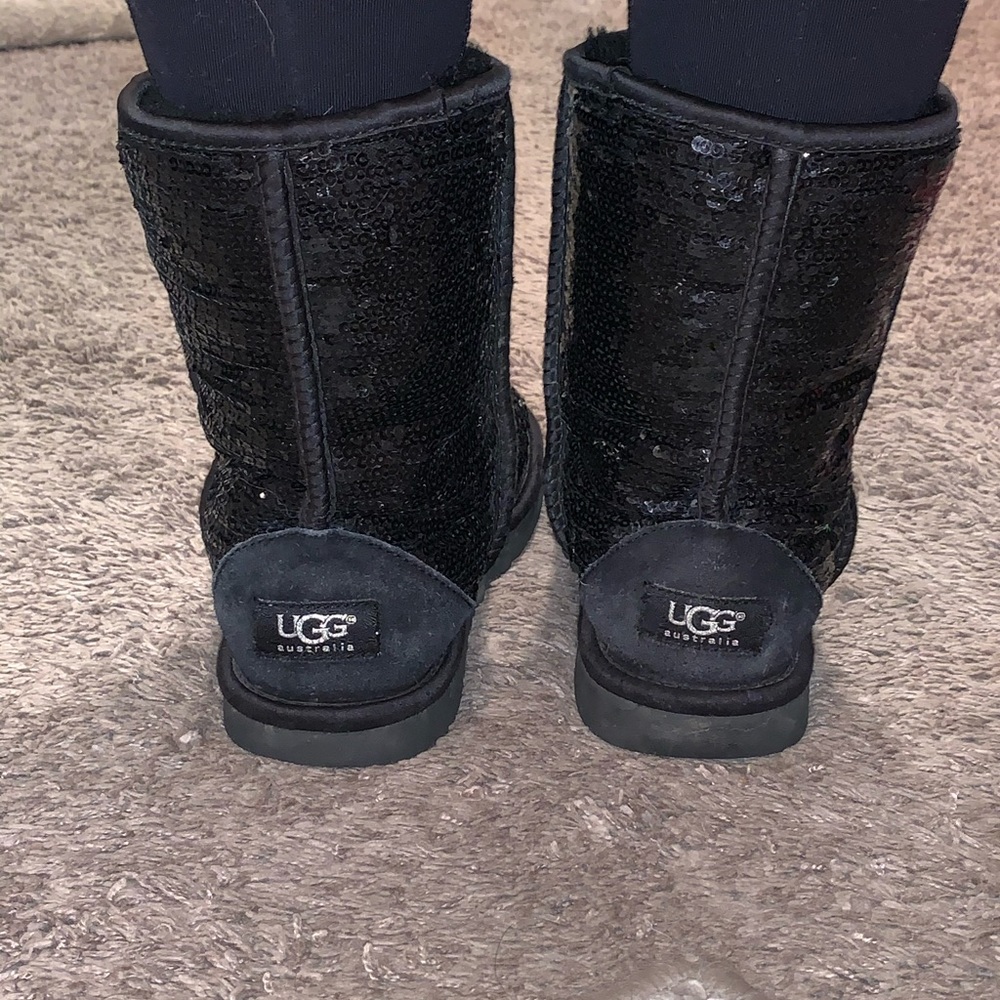 Black Sequins Uggs - image 2